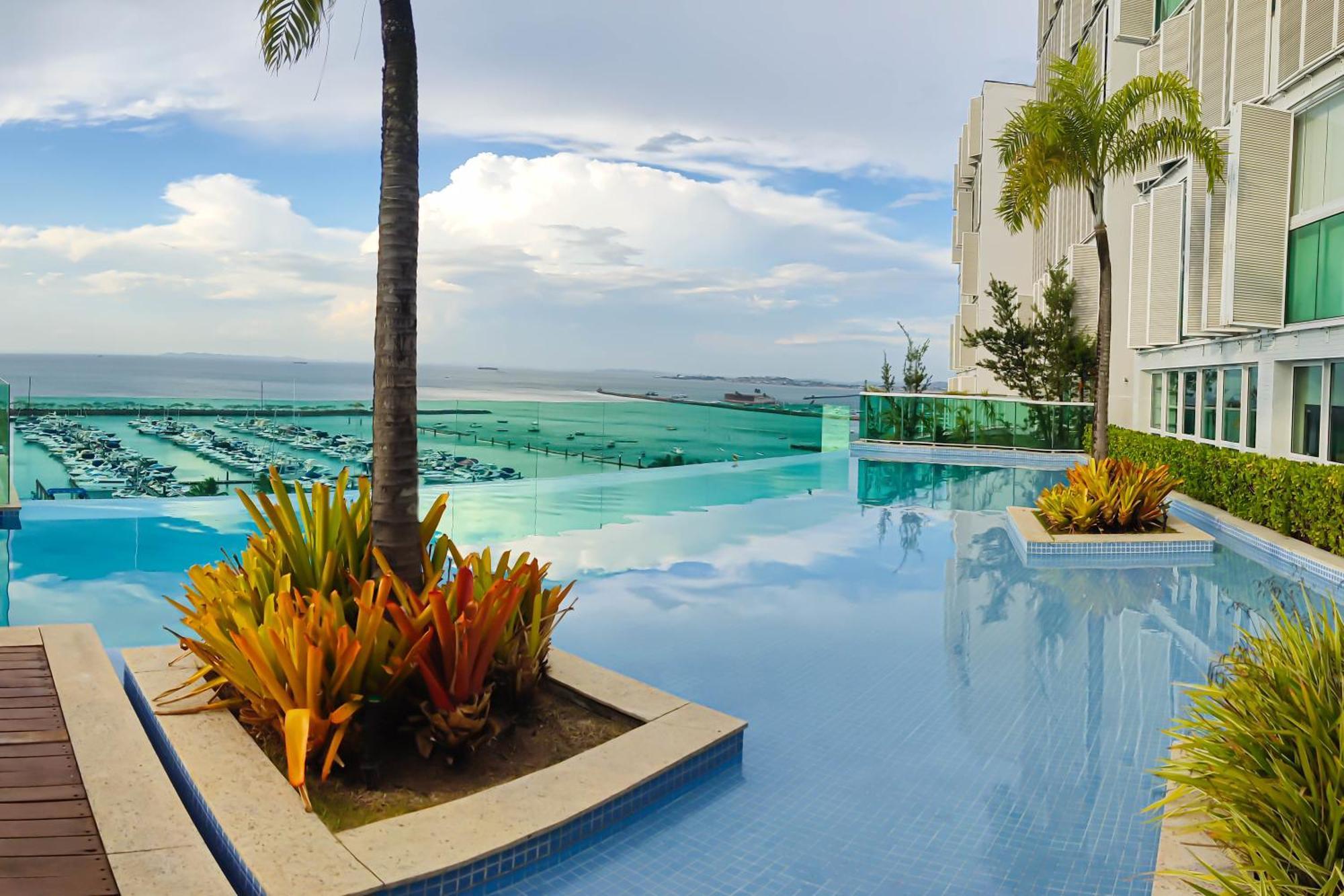 Cloc Marina Vista Mar P/ A Baia De Todos Os Santos Leilighet Salvador Eksteriør bilde